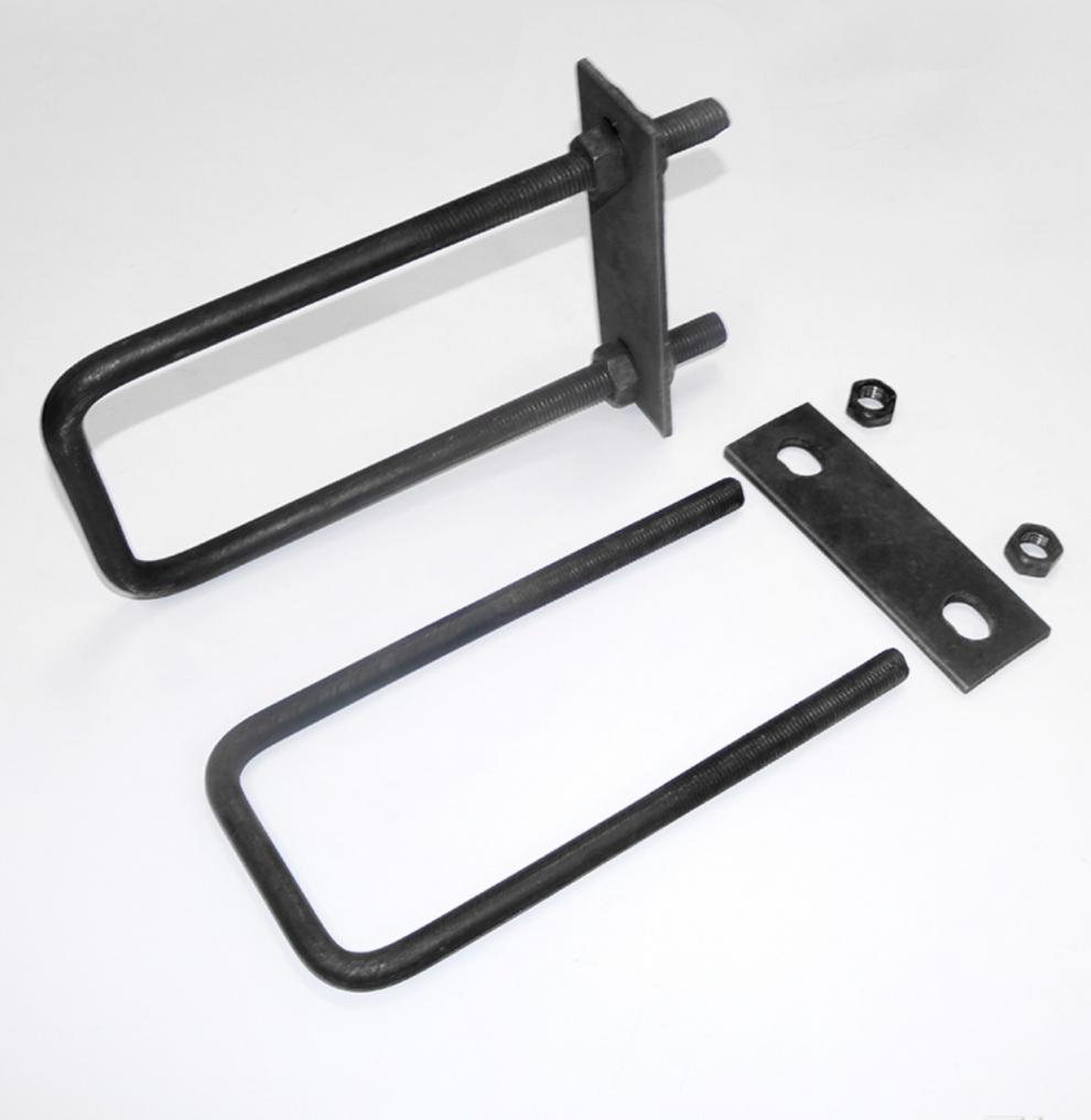 u型螺栓u型螺栓预埋件u型丝保护套槽钢卡扣悬挑架预工字钢卡箍国内宽