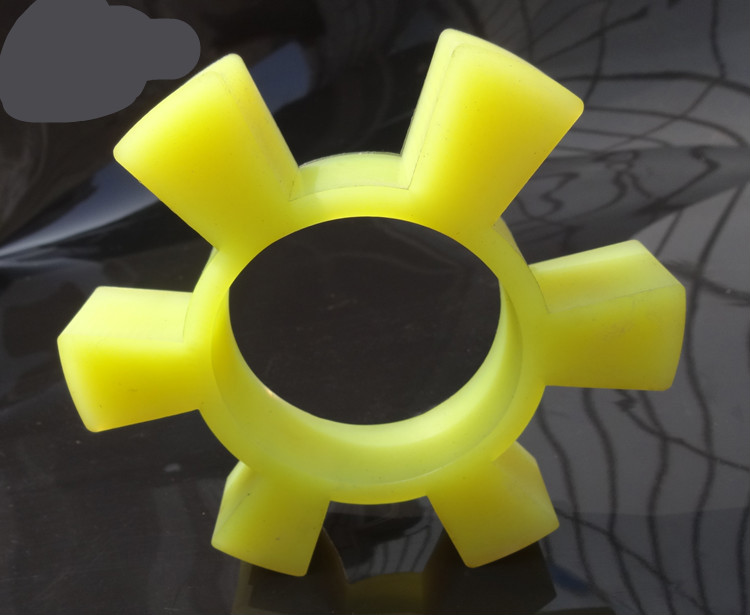 定制定做联轴器对轮垫t型聚氨酯六角缓冲垫水泵电机联轴器对轮减震垫