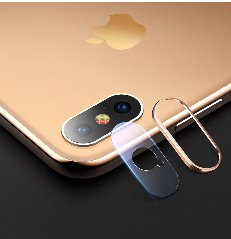 【新品】iphonex鋼化鏡頭膜蘋果xsmax全屏鋼化膜xs後置攝像頭保護圈