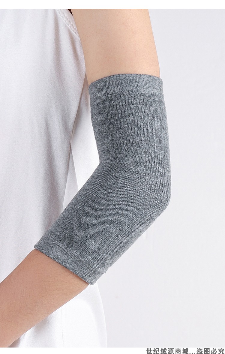 护腕男女纯棉保暖关节防寒护胳膊肘的保护套护手臂无痕夏黑色平面款m