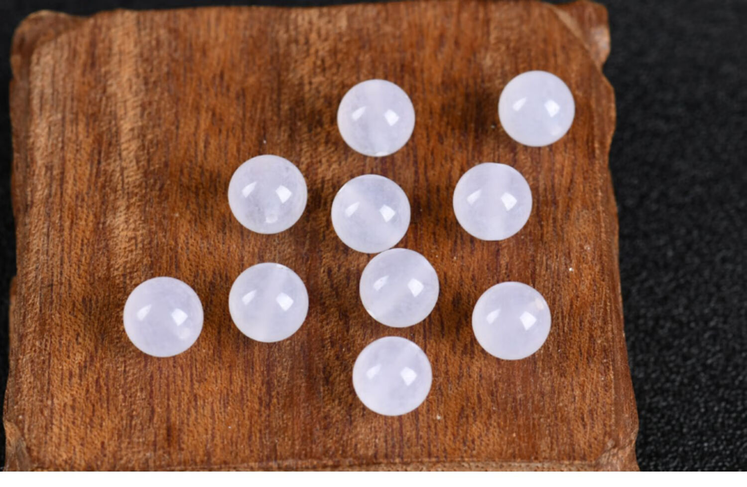 7a新疆昆仑白玉髓散珠子diy饰品配件半成品手工材料白玉圆珠 精选白玉