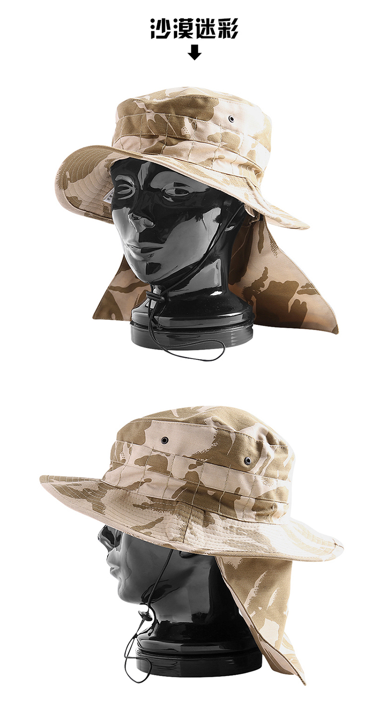 usmc美军公发英军军版mtp迷彩奔尼帽军迷战术训练帽子男女大檐加长