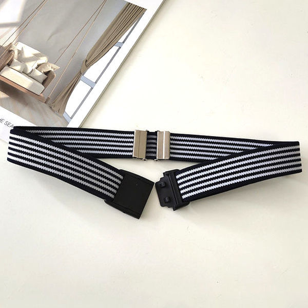 库特优伸缩腰带男女有力橡皮筋腰带松紧带裤带无金属不勒肚子懒人裤带