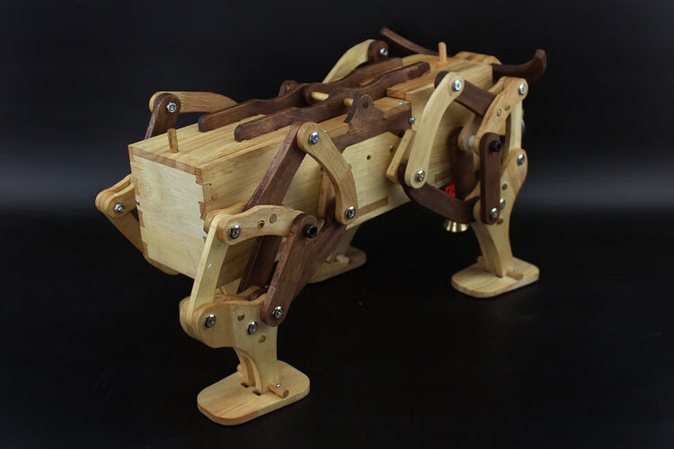 抖音同款木牛流马诸葛亮三国木质齿轮机械传动礼品模型网红同款创意