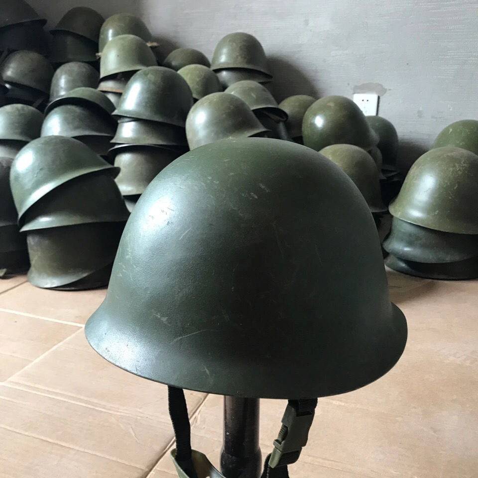 崇盛晶珠 钢盔帽二战头盔 二手gk80钢盔头盔安全帽工地防护骑行战术全