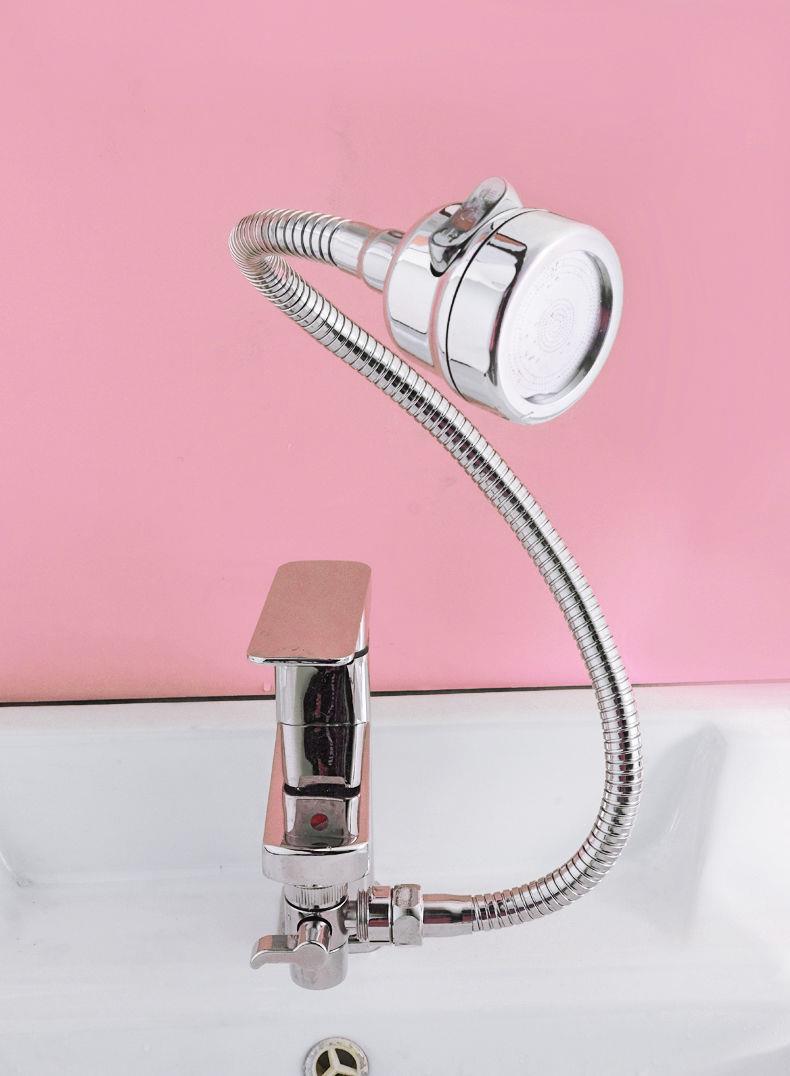 旗舰官方同款卫生间洗手盆水龙头洗头神器龙头外接抽拉式喷头洗脸台