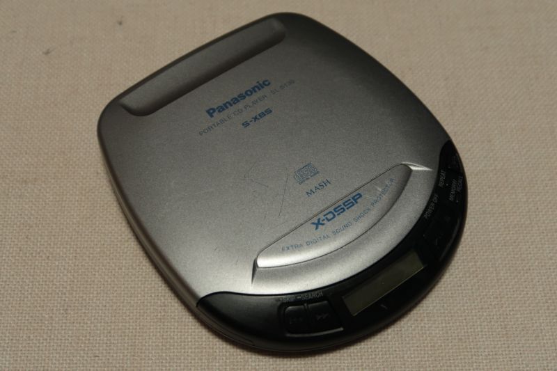 松下cd机随身听怀旧老式walkman学外语hifi音质 白色松下ct510用2节5