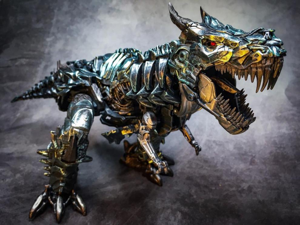 威将变形玩具 钢索 电影版金刚机器恐龙模型霸王龙合金版送 全款预售