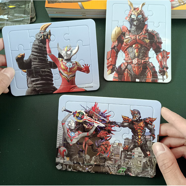 奥特曼拼图4-5岁 欧布奥特曼拼图卡片幼儿童3到6岁4宝宝5智力2平图