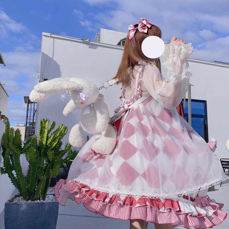 京选品质高档轻奢兔子爱丽丝jsk原创lolita裙洛丽塔洋装甜系可爱吊带