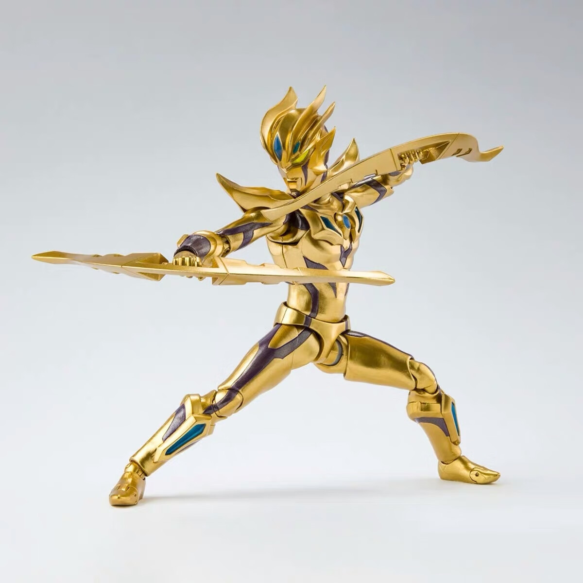 赛罗奥特曼带盔甲act铠甲形态多关节超可动人偶模型手办玩具豪华泰迦