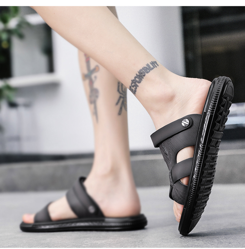 红蜻蜓品牌凉鞋男士新款季外穿防滑耐磨开车两用户外休闲越南沙滩凉拖