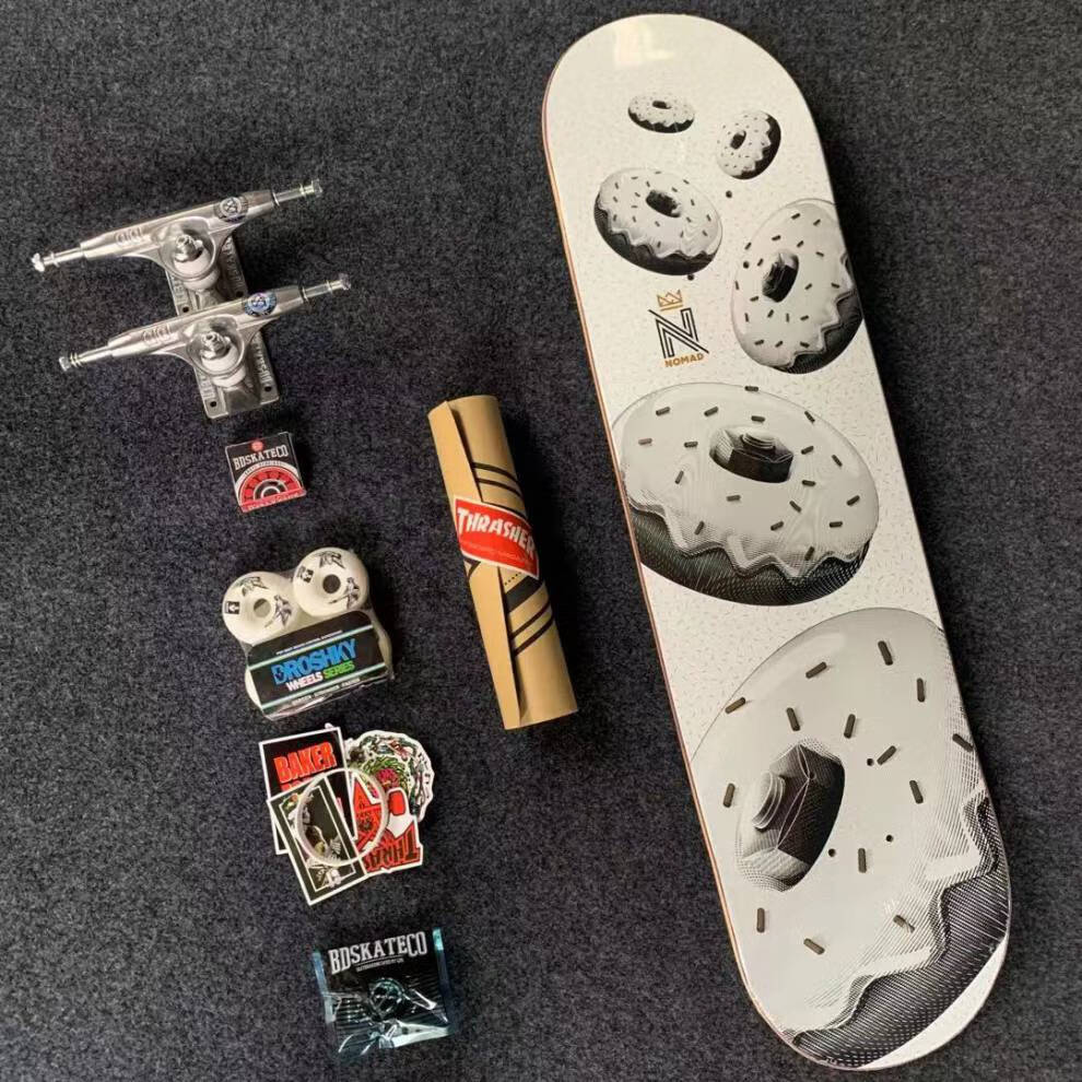 双翘板专业滑板成人 西班牙全bd nomad 滑板初学者专业成人男生青少年