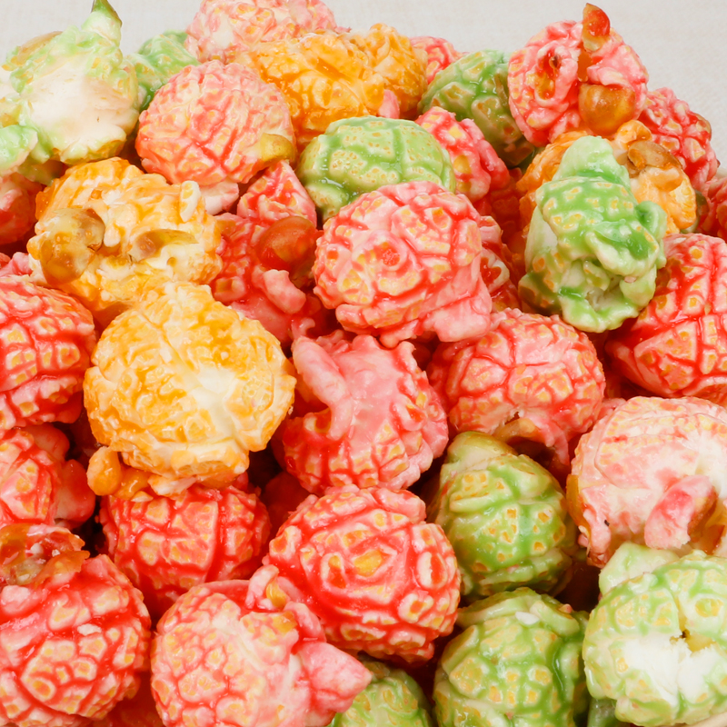 美式球形爆米花玉米花球型奶油焦糖味散装商用大袋5斤装奶油味20斤带