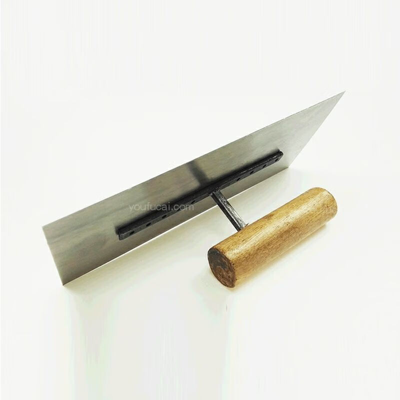 现货现发不锈钢抹泥板大小抹泥刀批灰刀猛钢铁抹子收刮腻子油灰刀油木