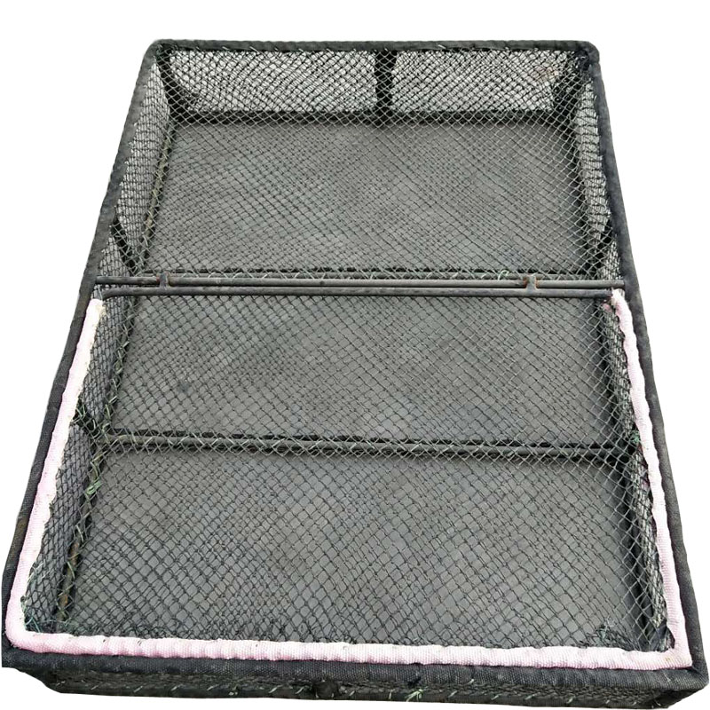 活虾运输框虾笼装虾笼暂养笼网箱运虾框装虾框暂养框运虾笼 铁框密眼