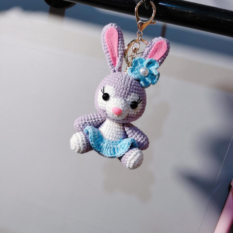 生态米家通用手工钩针编织成品可爱星黛露钥匙扣挂件史黛拉玩偶车挂