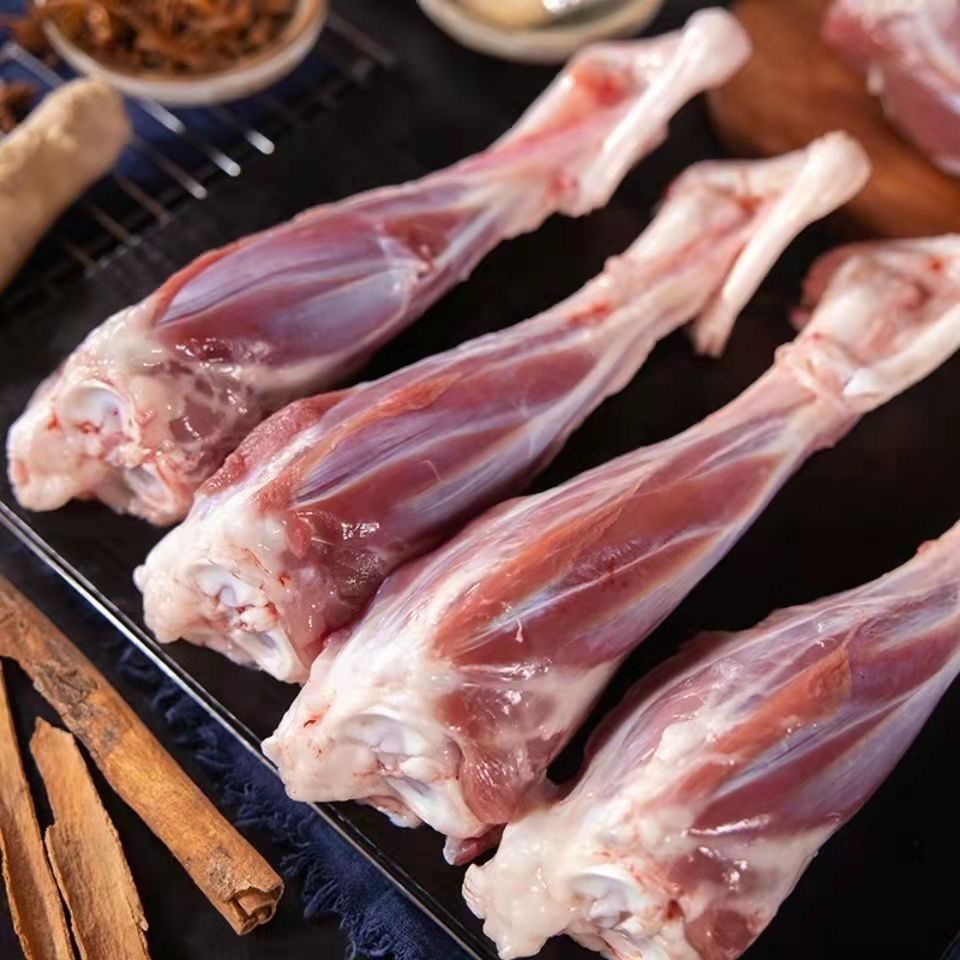 肉羊前小腿羊肉批发生羊腿羊棒骨羊前腱烧烤刷锅食材恺蒂鲜小羊腿五斤