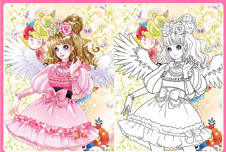 全6册公主炫彩涂色画23456岁宝宝幼儿园涂色本小中班绘画教材教辅78岁