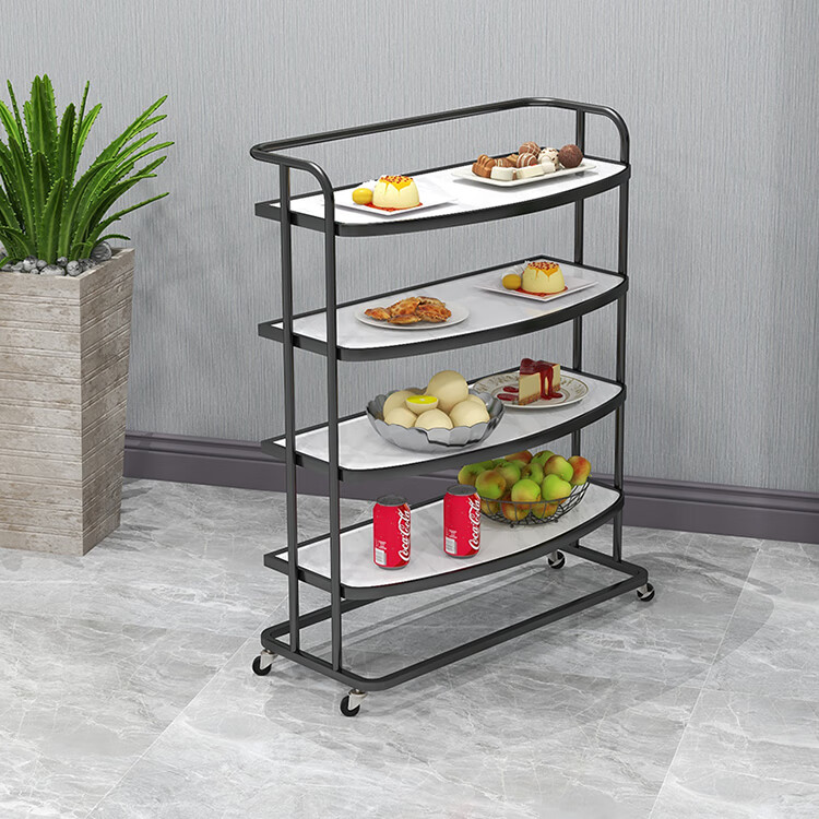 店专用烧烤放菜品层架饭店商用摆蔬菜盘烤肉店架子三层长60宽30防水板