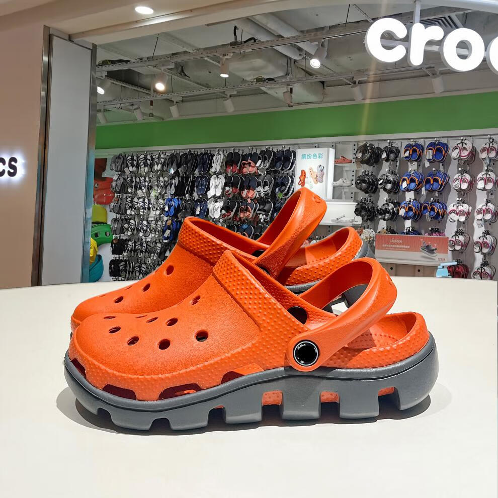 cross新品上市cross男士洞洞鞋防滑耐磨包头凉鞋女夏季外穿厚底沙滩凉