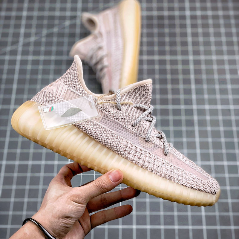 纯原巴斯夫椰子鞋350v2淡粉满天星真爆潮男女鞋休闲运动篮球鞋 淡粉