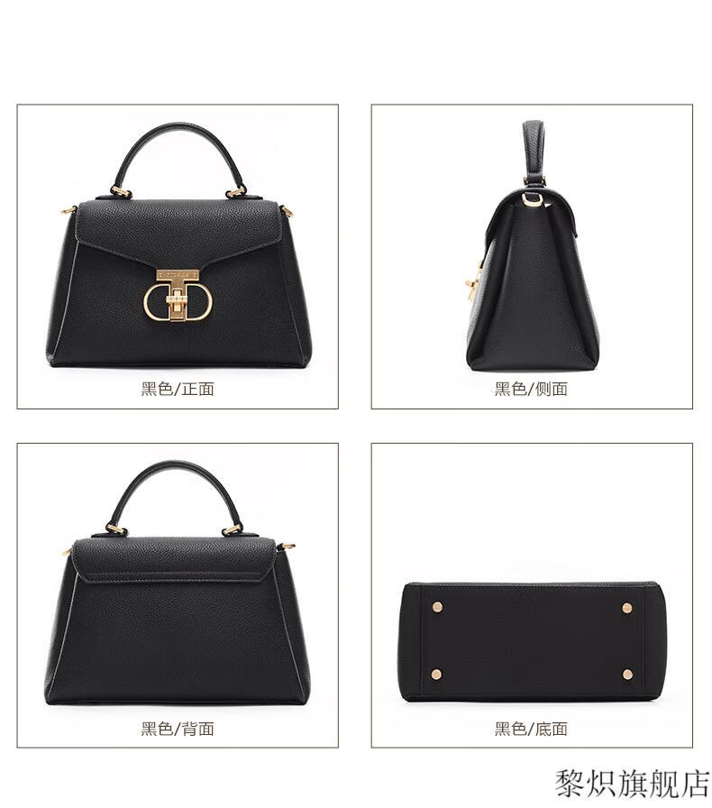 dilaks迪莱克丝感包包女新款2022女斜挎包白色真1皮女包手提包送女友