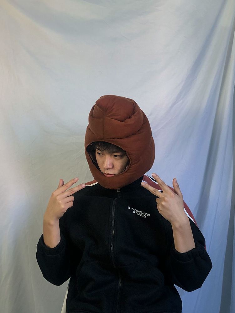 小潮院长周边 网红小潮院长同款粑粑屎大便便头套冬天保暖搞怪男女