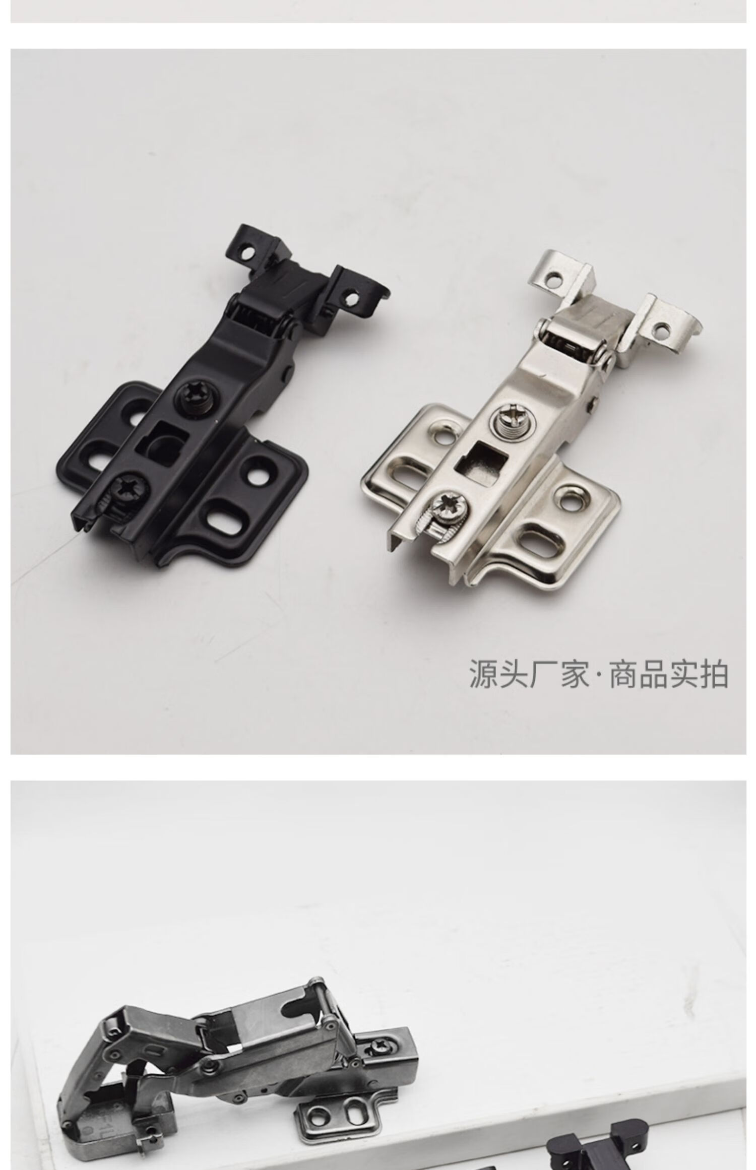 特殊铝框玻璃门铰链45度负45度大角度转角柜橱柜门铝合金框门 圆头负