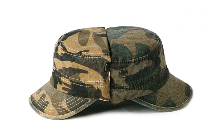 户外帽户外作战平顶帽执勤帽迷彩战术小兵帽作训帽子男女咖啡色m55