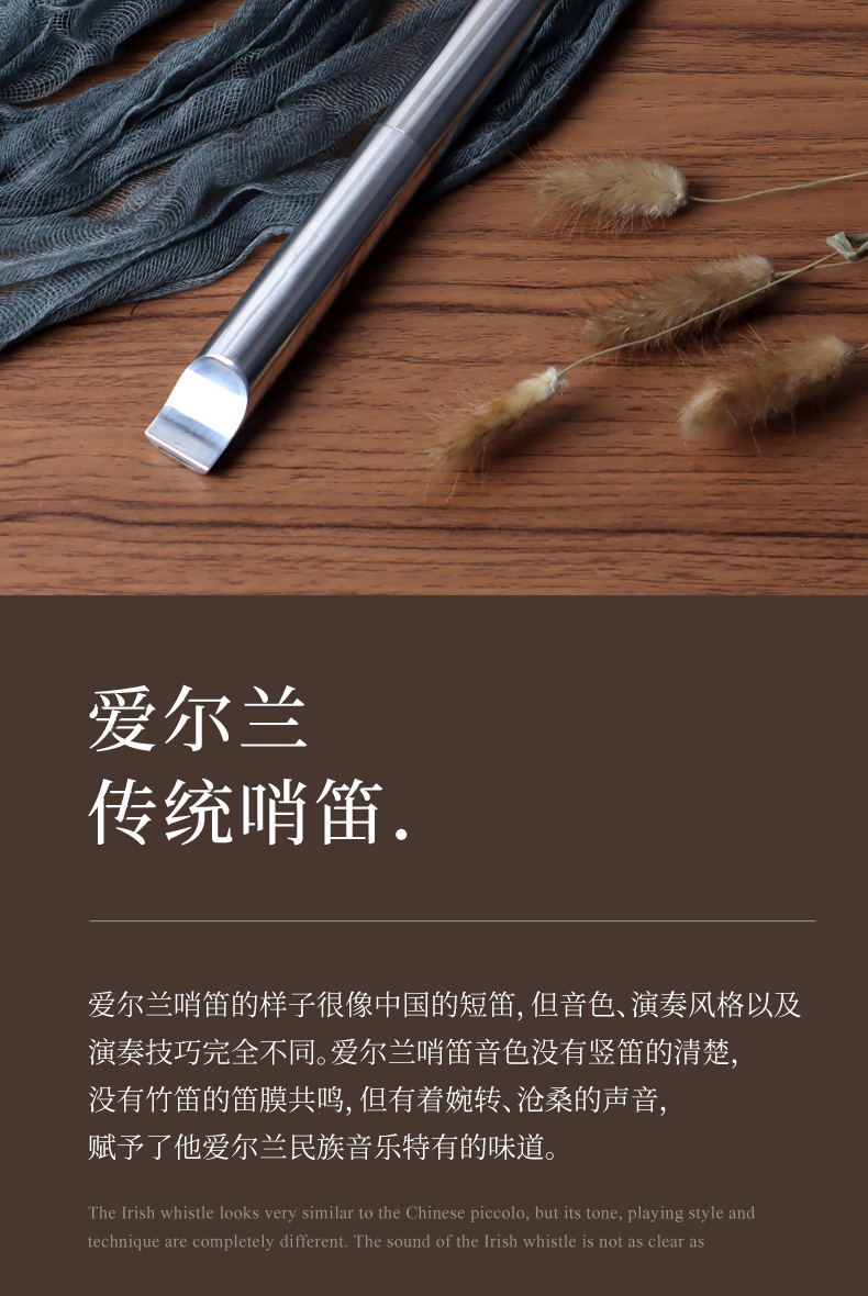 爱尔兰哨笛 schwin ger哨笛爱尔兰锡笛d调竖笛初学者学生学生成人演奏