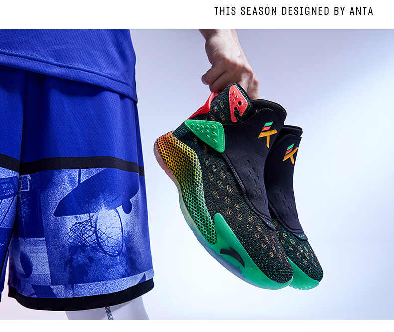 安踏篮球鞋男鞋运动鞋2020新款汤普森kt5签名球鞋ktv歌单雷鬼音乐127