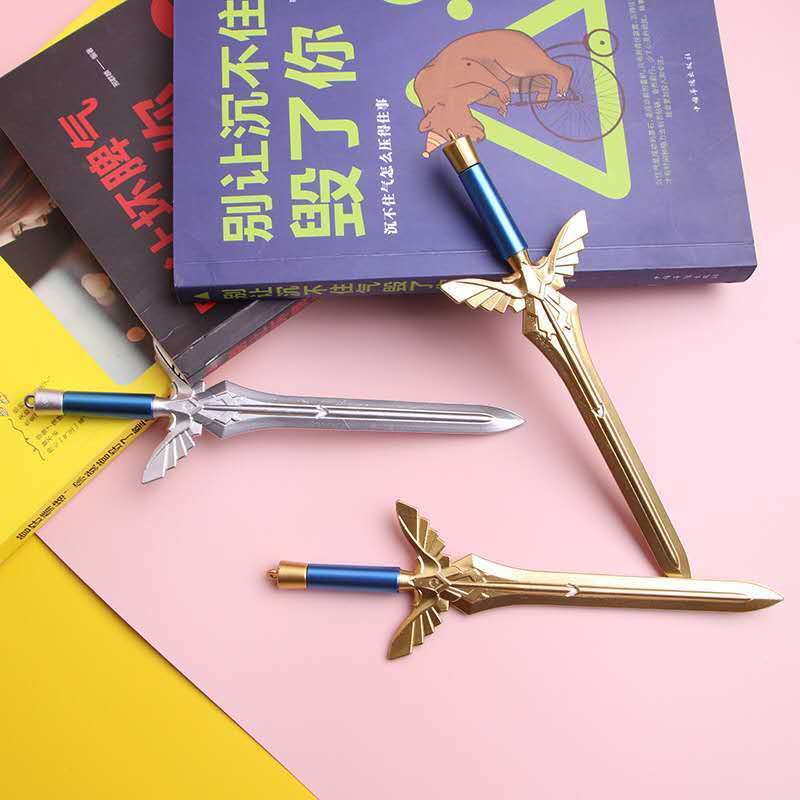 zanyang创意中性笔炫酷天使之翼王者荣耀造型笔小学书写笔宝剑武器