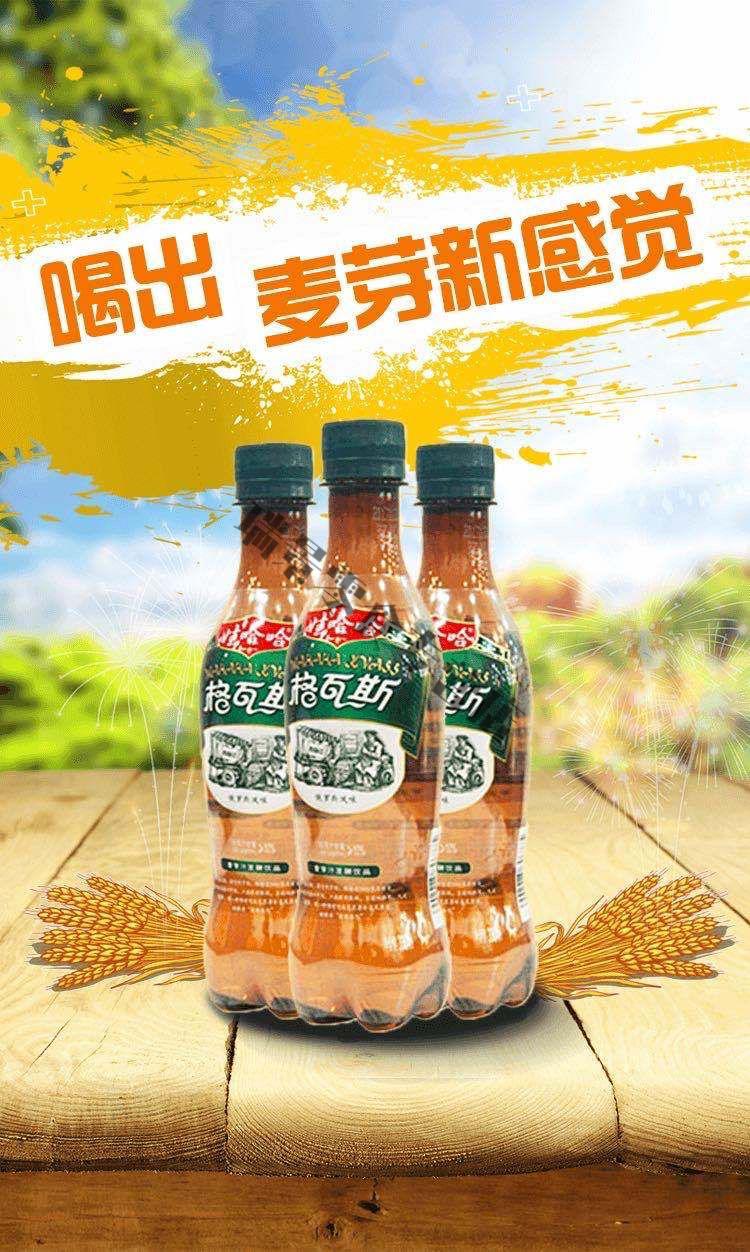 格瓦斯330/600mlx6/12瓶大瓶俄罗斯啤酒风味碳酸饮料整箱 330ml*15瓶