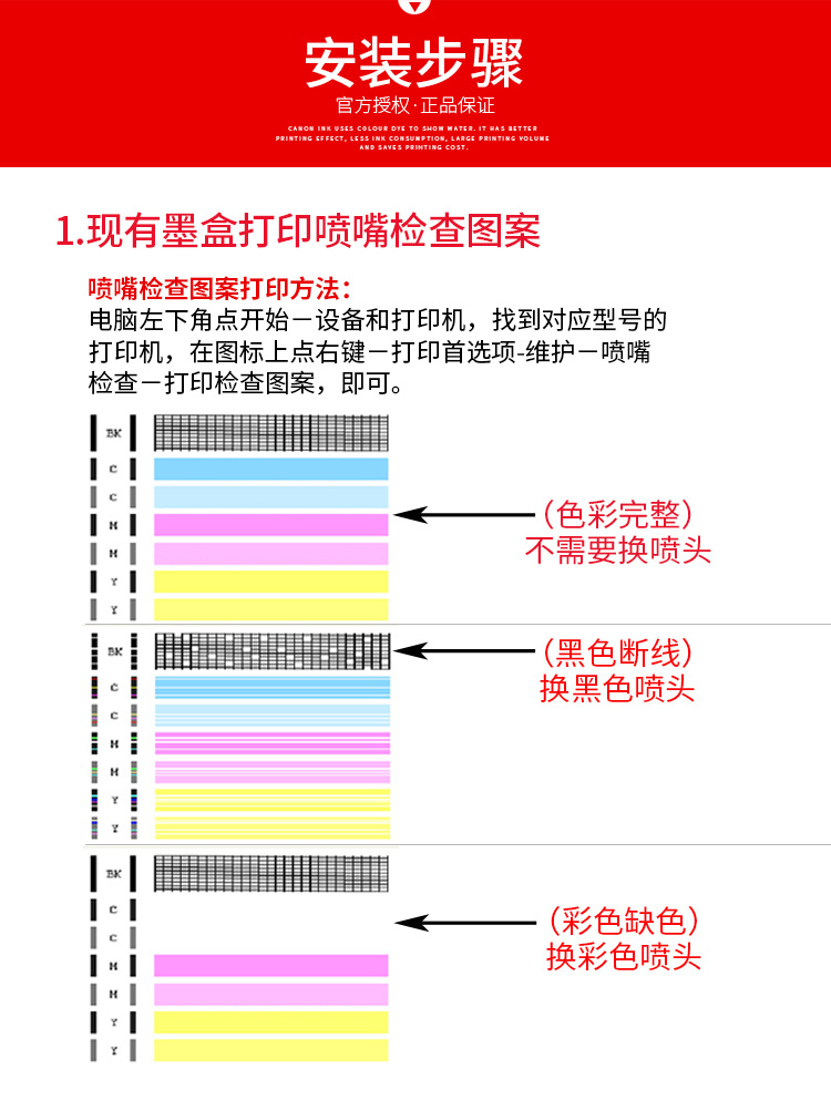 打印头对齐图片