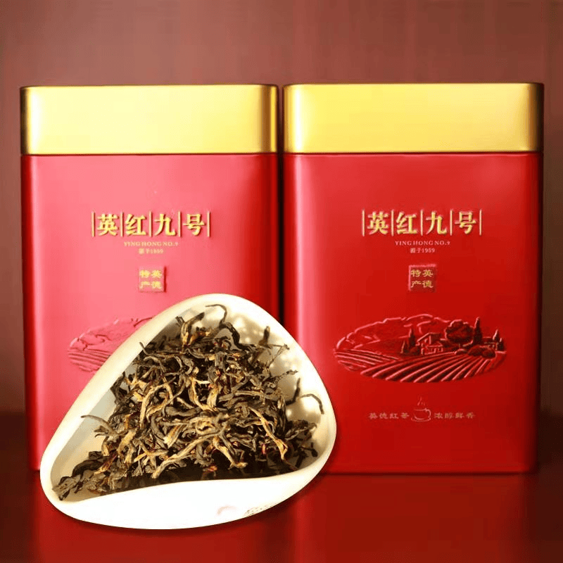 特产道装 2021新茶英红九号特级正宗古树醇香金芽型罐装袋装500g斤