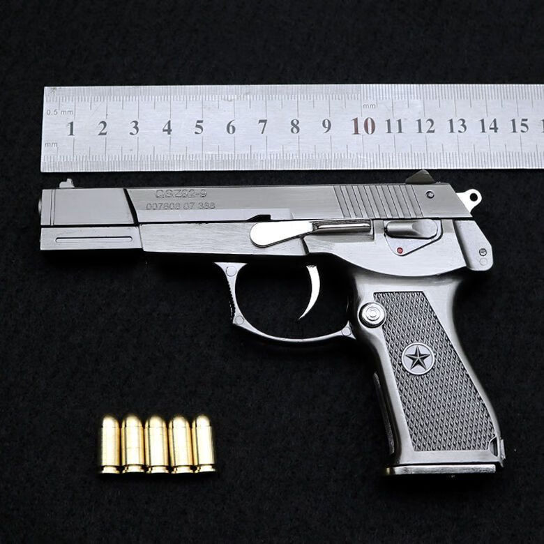 05中国92式可抛壳拆卸儿童玩具手抢不可发射 新92式抛壳枪色 塑料卡装