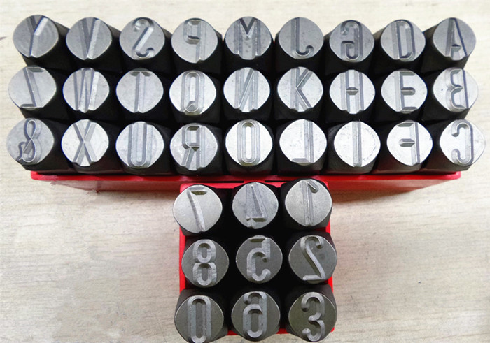 超硬合金钢工业手敲钢印钢字码号码字模数字金属冲20mm 超硬20mm精装
