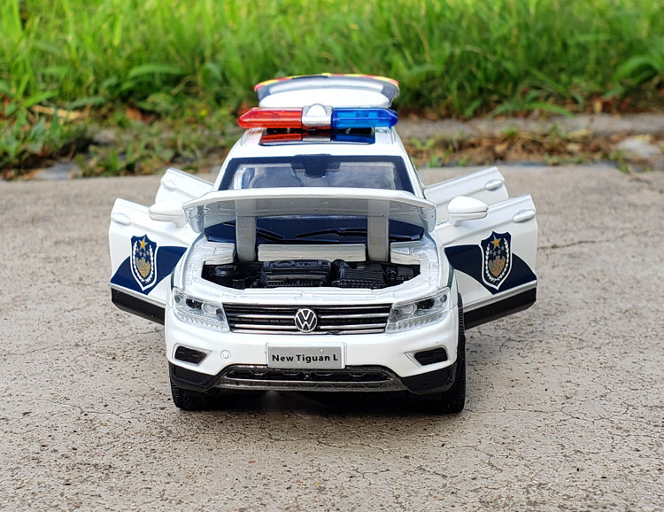 132大众途观l合金汽车模型仿真金属车模摆件回力玩具车橙色途观l