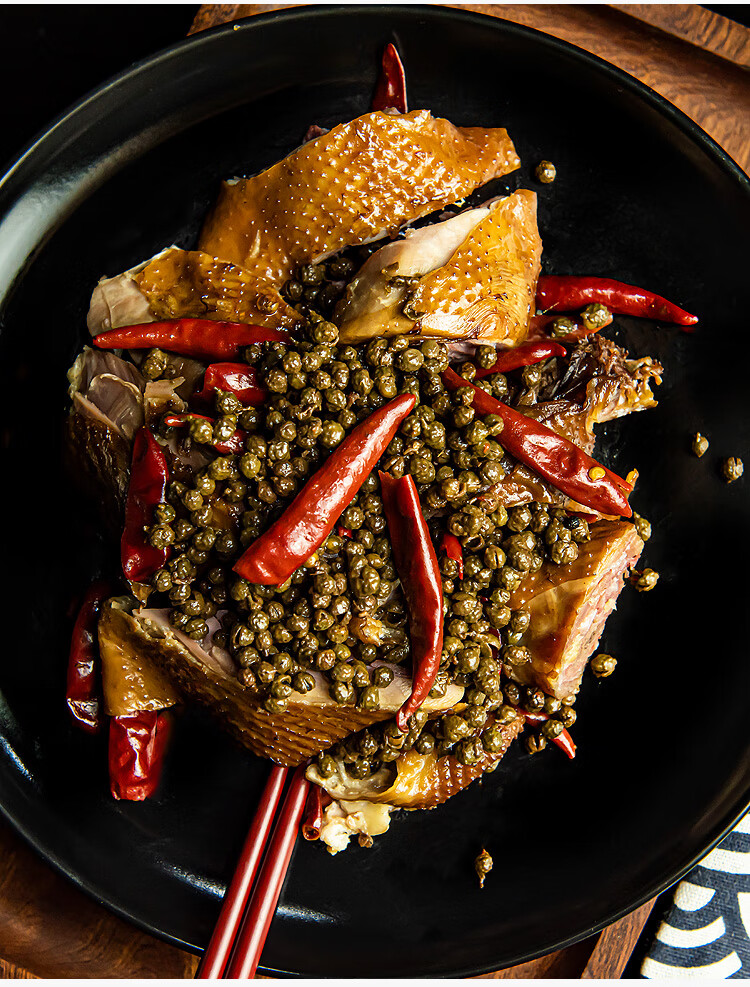 椒麻鸡重庆手撕麻椒鸡五香麻辣卤鸡整只老鸡烧鸡即食熟食特产特色美食