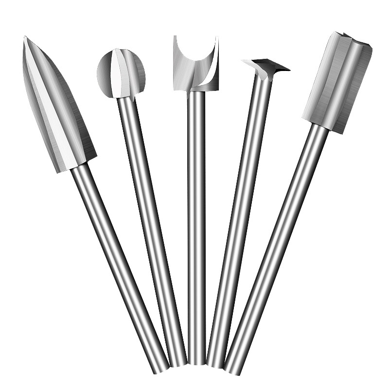 木工钻头橄榄核雕刻刀头清底定珠刀木头雕刻工具电动微雕刻刀小型33mm