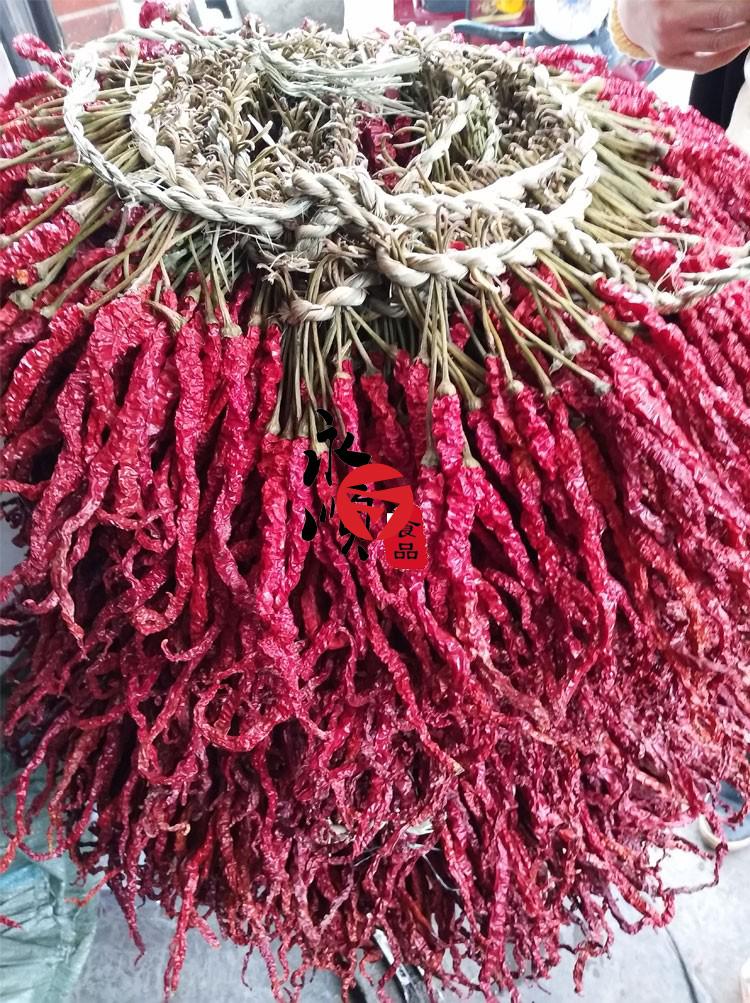 贵州大方特产500g皱椒鸡爪辣二荆条海椒长辣椒肉厚微辣干辣椒