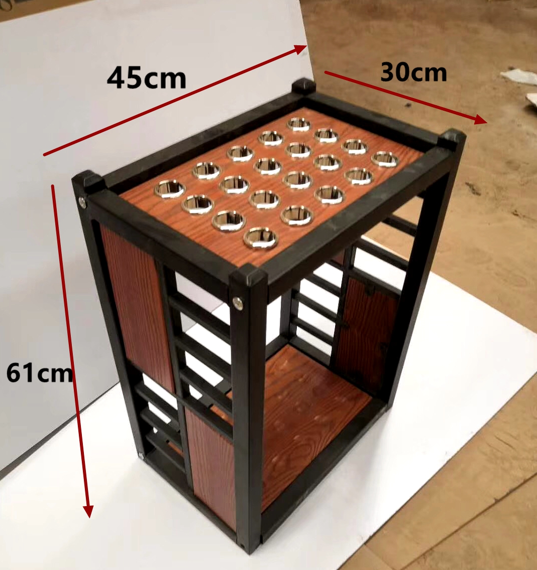 台球杆架球房用多孔落地台球杆架36孔架杆台球杆渔具鱼竿桌球sn7124