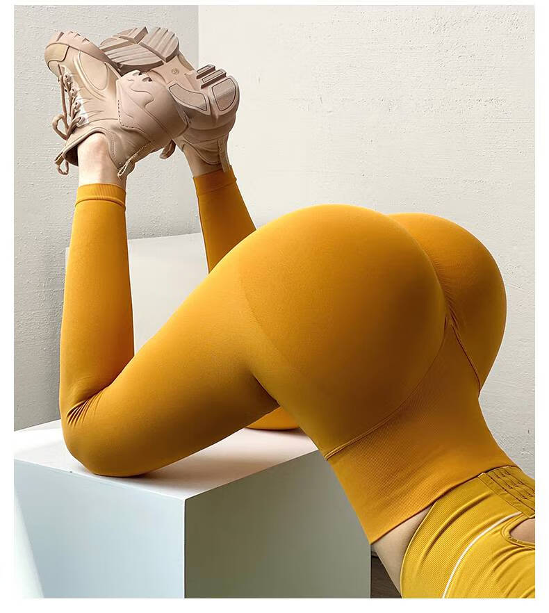 蜜桃女孩mitaogirl高腰提臀健身裤女紧身翘臀裤性感蜜桃臀瑜伽裤 梦幻