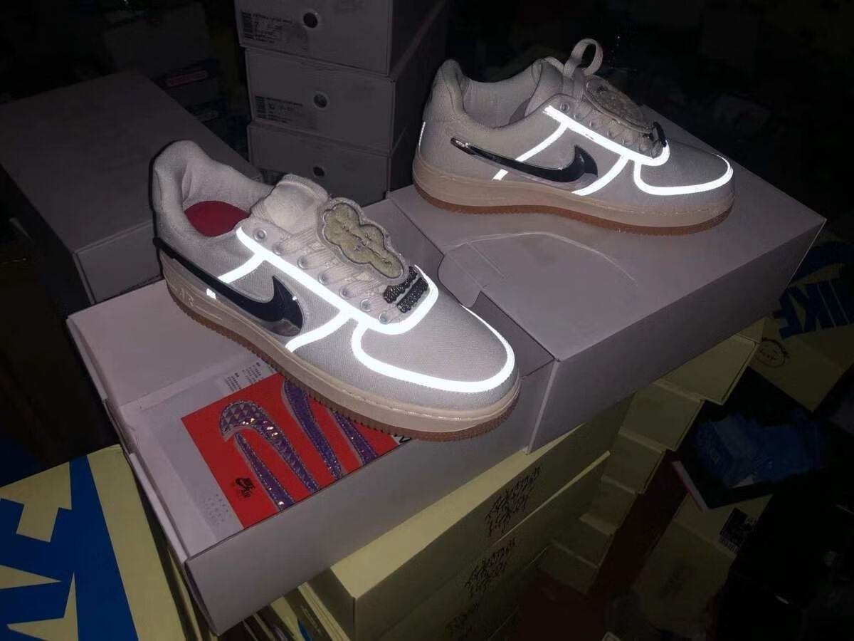 空军一号af1 ts换勾魔术贴夜光高颜值内置气垫百搭休闲男女板鞋 1 36