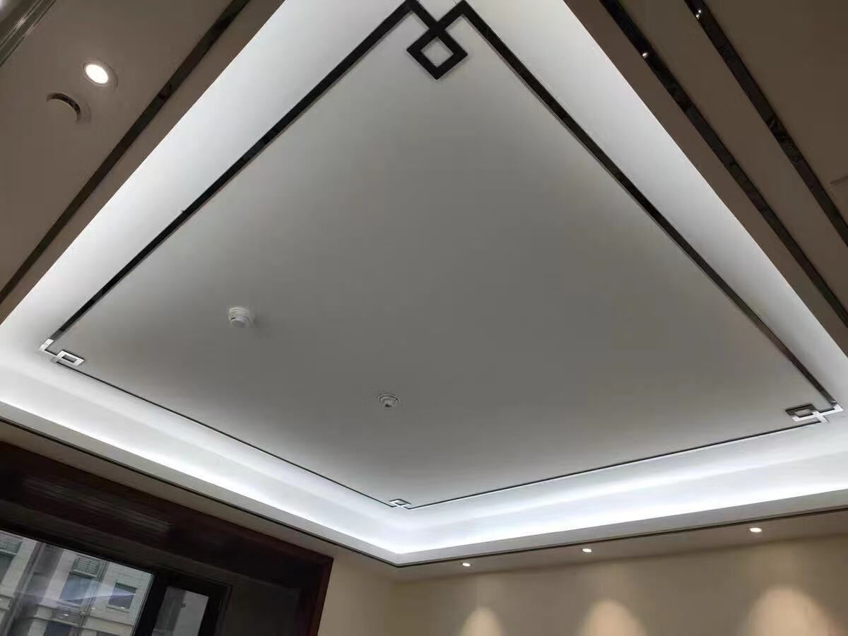 新中式不锈钢吊顶角花天花板造型钛金装饰条客厅背景墙金属收边条