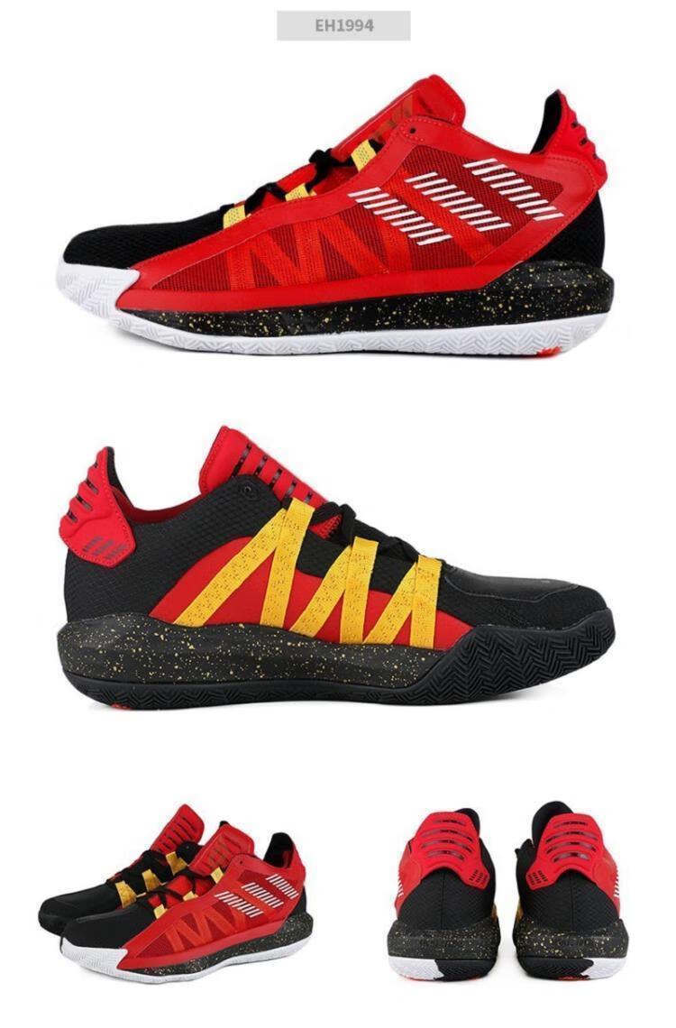 利拉德6代gca首发全明星鸳鸯dame6撕裂之城灰珊瑚粉月篮球鞋 利拉德6