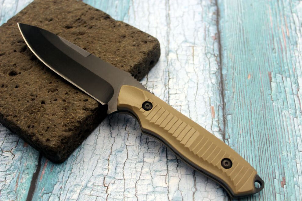 小刀随身刀具 黑色 品牌: maria cher 商品名称:户外战术直刀防身开锋