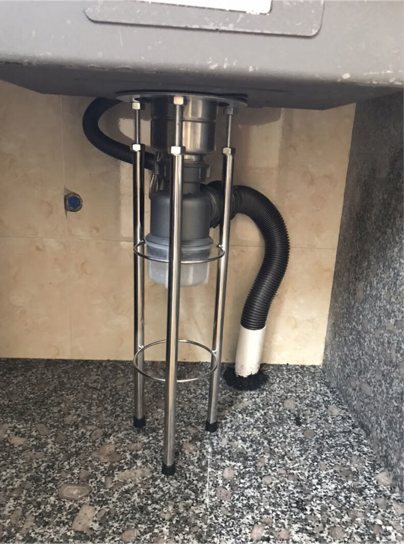 厨房水槽台下盆支撑架洗菜盆固定支架水池台面洗手盆