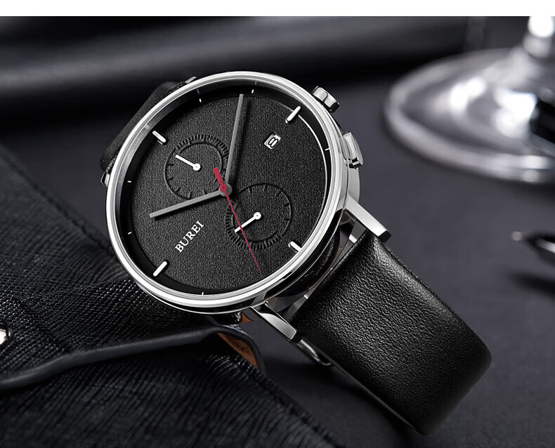 【 瑞士品质】burei宝梭全自动机械表 手表男石英表男表防水学生时尚